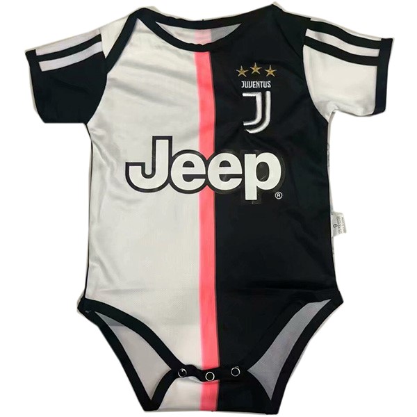 Camiseta Juventus 1ª Kit Onesies Niño 2019 2020 Blanco Negro